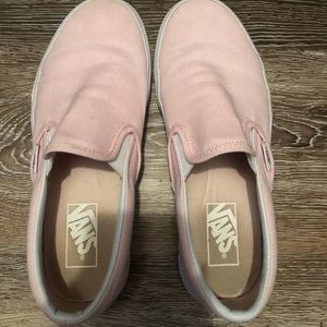 “Ballerina” Pink slip-on Vans. Women’s